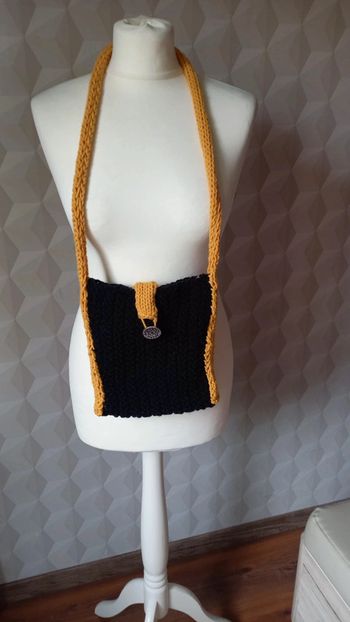 Pochette bandoulière fait main