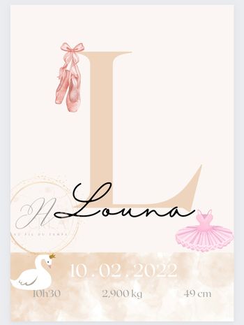 Affiche personnalisée