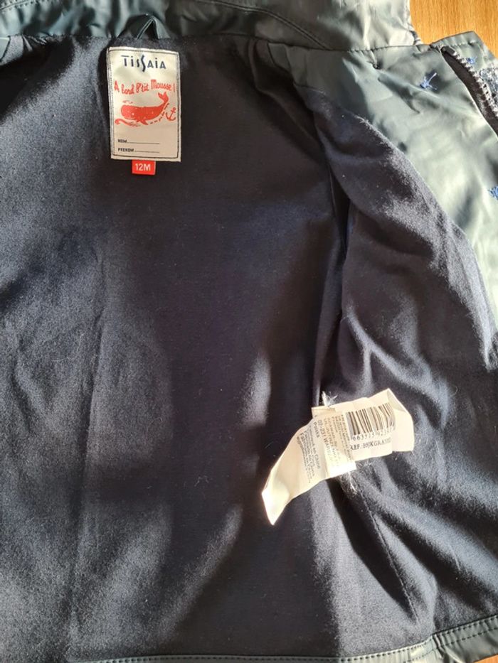 Imperméable k-way manteau capuche 12 mois - photo numéro 2