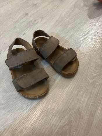 Sandale nu-pieds beige