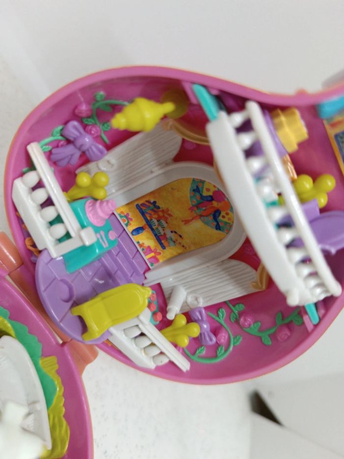 Polly pocket bluebird montgolfière balloon haut loin attraction manège UP away holiday miniature - photo numéro 3