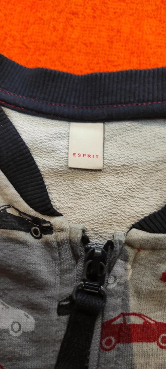 Veste zippée 🚗 Esprit 18 mois 86 cm - photo numéro 2