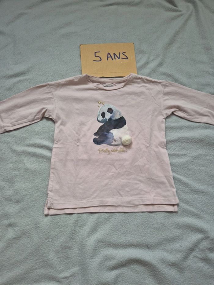 T-shirt fille 5 ans vertbaudet