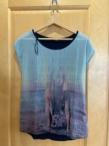 Teeshirt en voile camaïeu