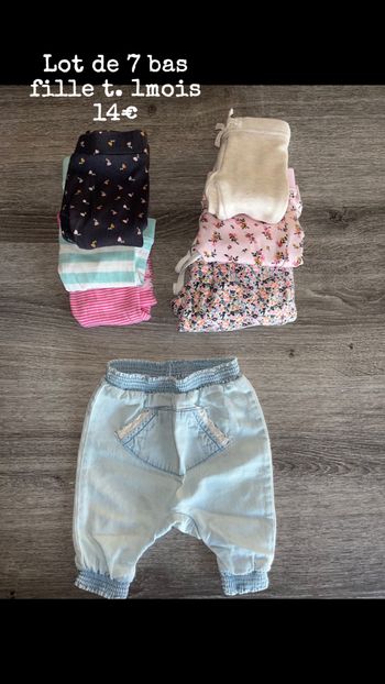 Lot 7 bas fille