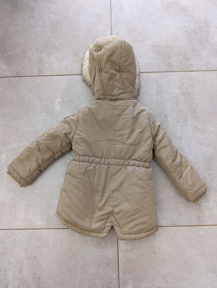 Manteau fourré capuche fille kaki Orchestra - photo numéro 5