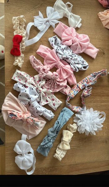 Lot de 15 bandeaux bébé fille