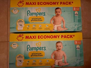 Couches Pampers Premium Protection Taille 3 Neuf