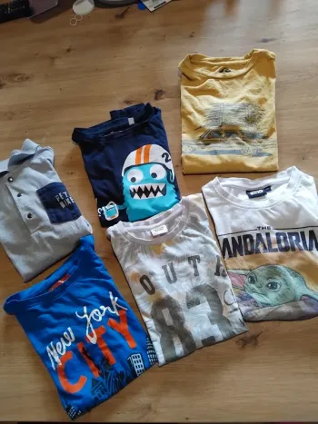 Lots de 6 T-shirt 8 ans
