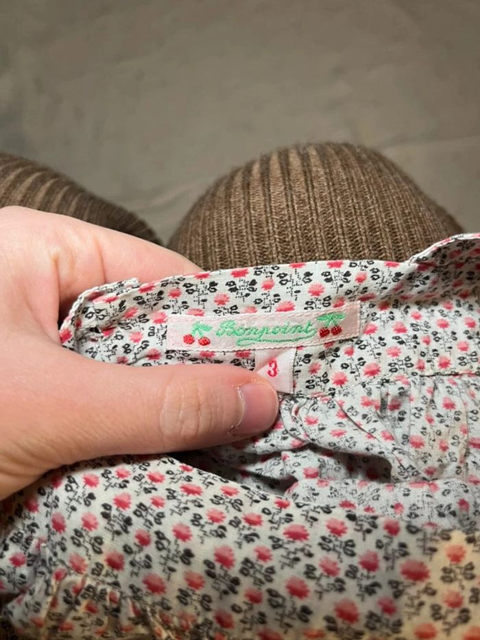 Blouse fleurie Bonpoint 3 ans - photo numéro 3