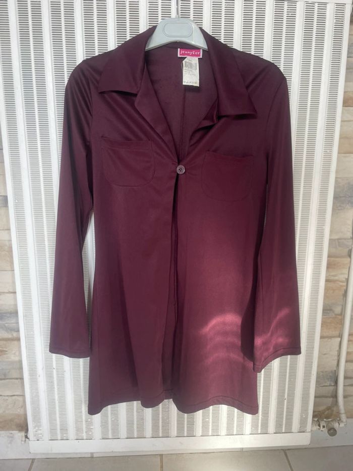 Veste légère avec un seul bouton