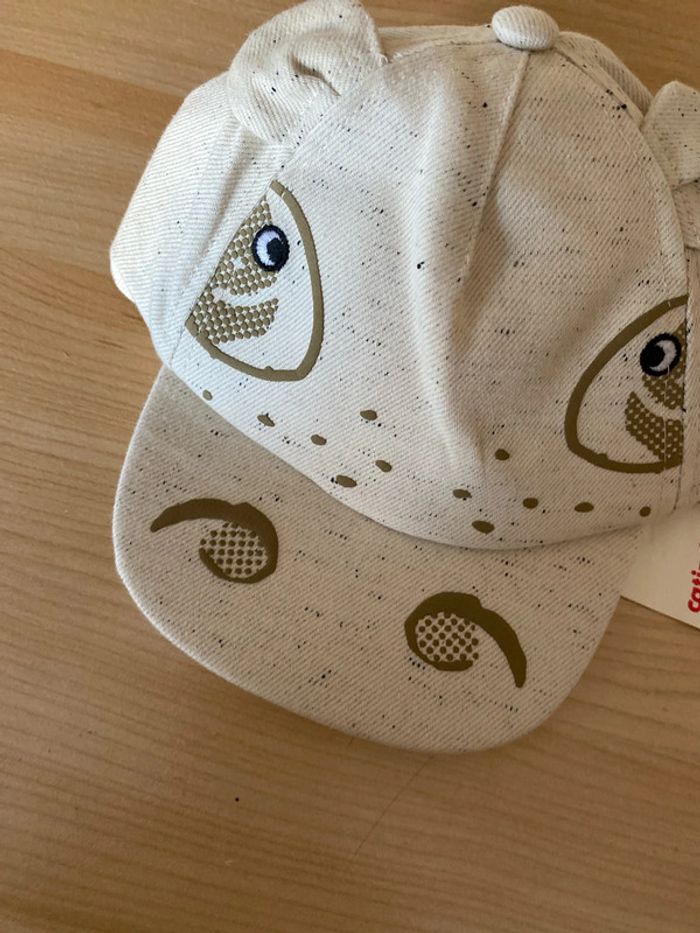 Casquette Catimini Thème hippopotame, 44 cm 6 12 mois neuves - photo numéro 3