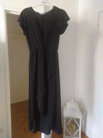 Robe midi noire Naf Naf