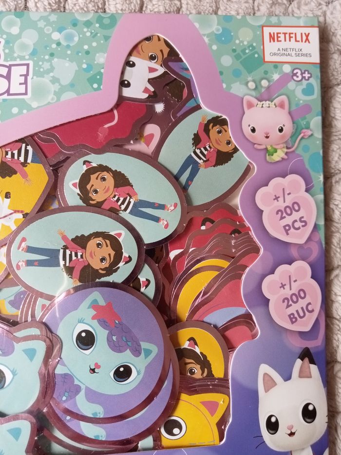 Pochette de stickers gabby chat - photo numéro 2