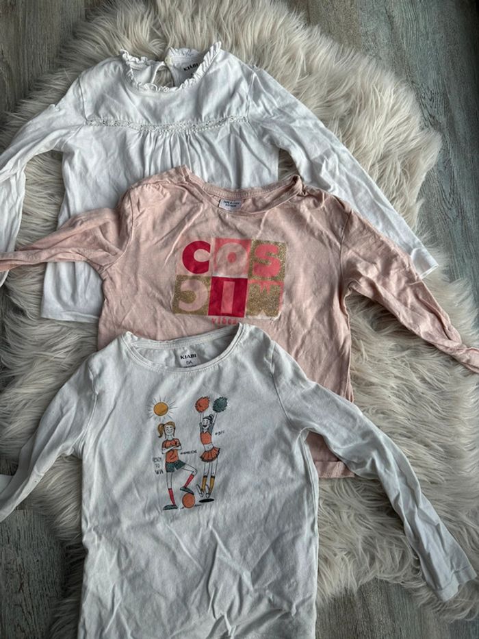 Lot de tee shirt fille 5 ans