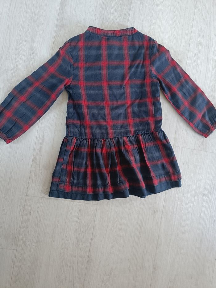 Robe chemise écossaise - photo numéro 2