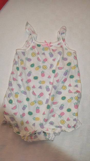 Pyja short à bretelles bébé fille 18 mois