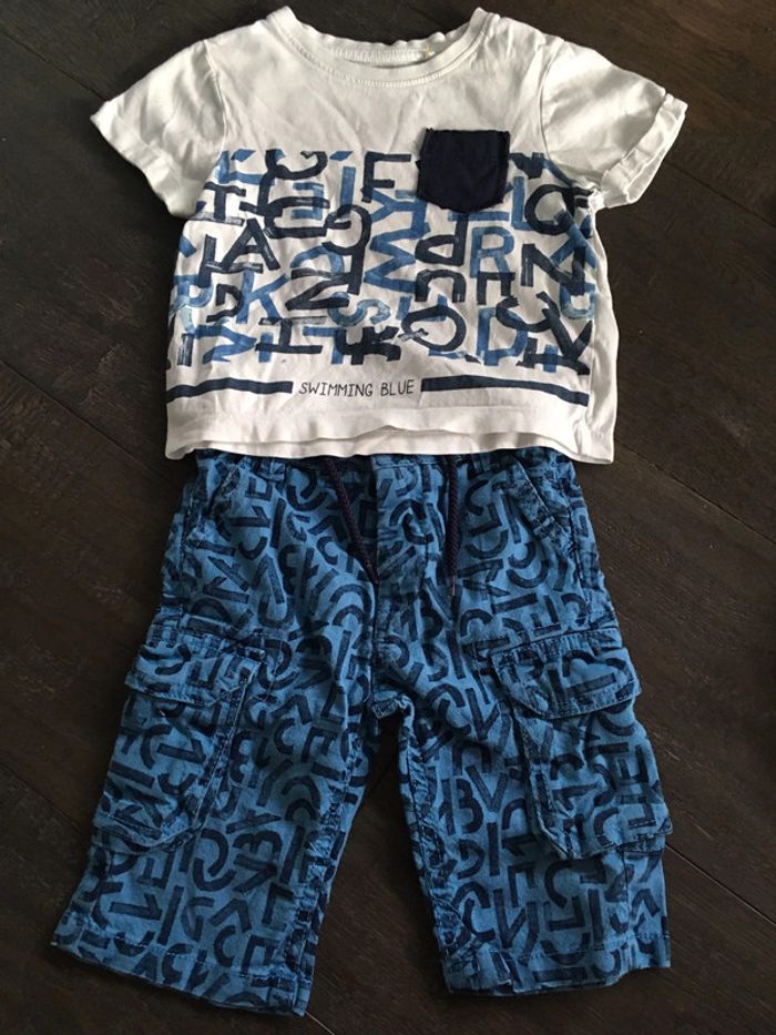 Ensemble short + t-shirt