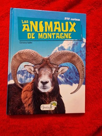 Livre les animaux de la montagne