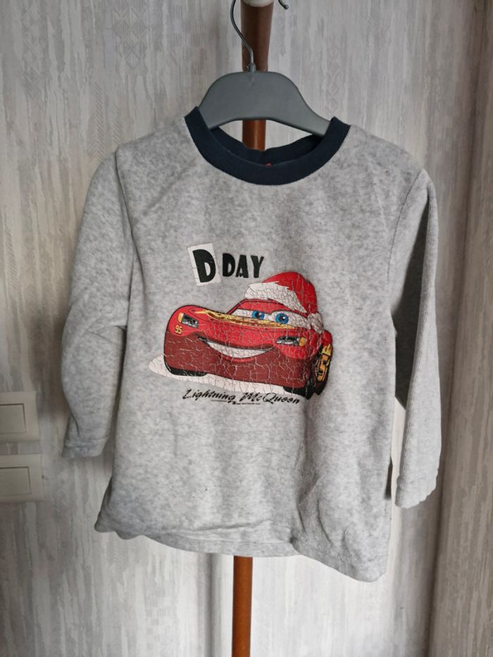 Ensemble pyjama 2 pièces enfant garçon 4 ans Cars Disney Coton Polyester - photo numéro 3