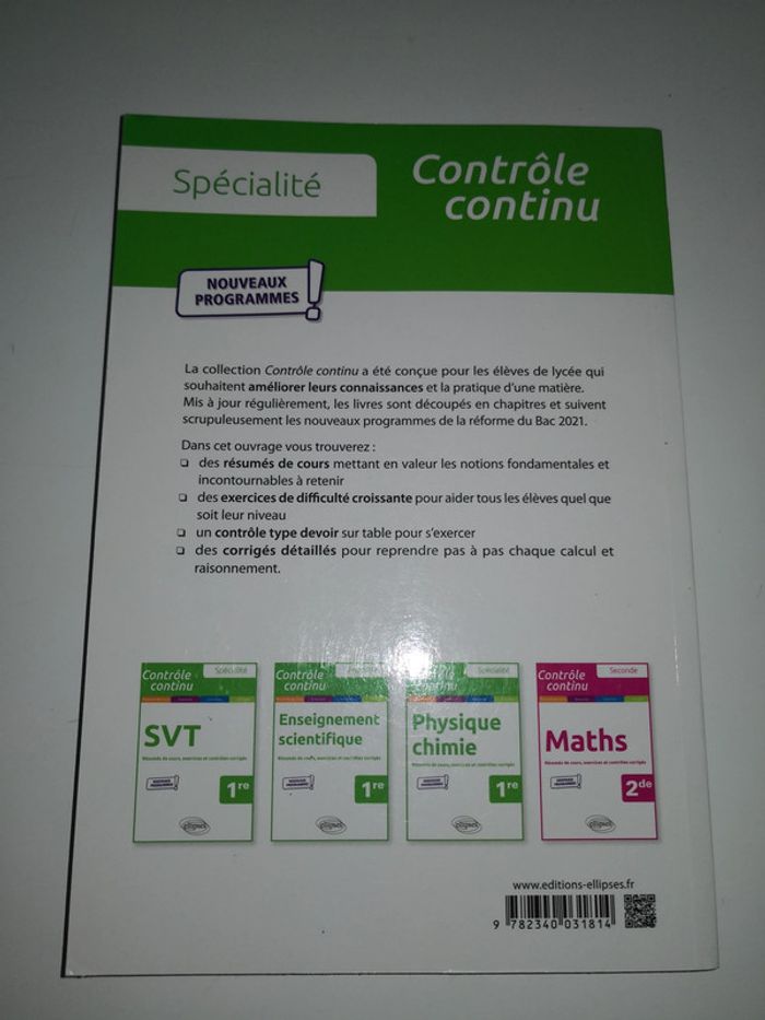 Spécialité Mathématiques - Première - Nouveaux programmes - photo numéro 2