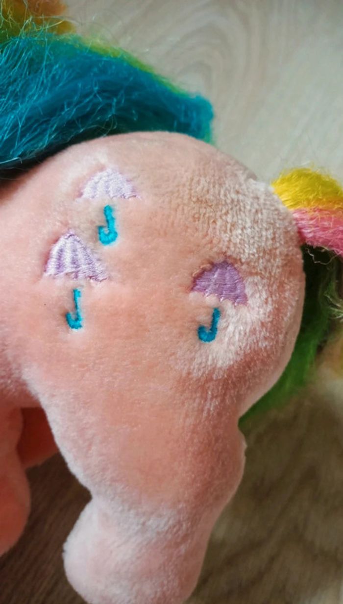 Peluche vintage mon petit poney Parasol - photo numéro 3
