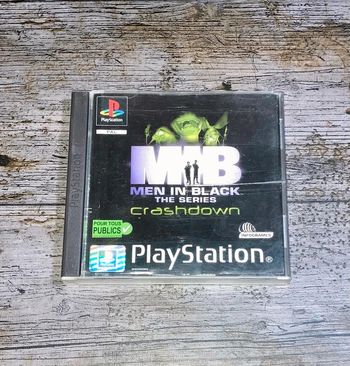 Men in Black crashdown Jeu PS1 Complet sony