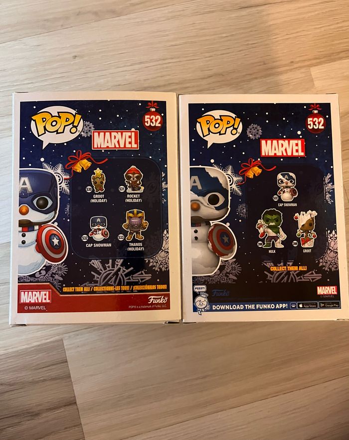 Funko pop cap snowman Marvel - photo numéro 2