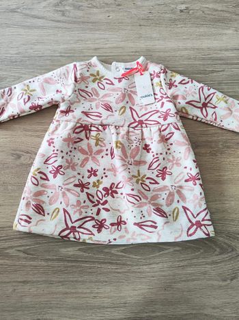 Robe fleurie ton rose Noukie's 1 mois