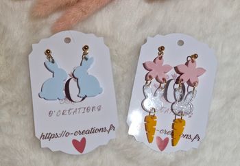 Boucles d'oreilles Pâques 