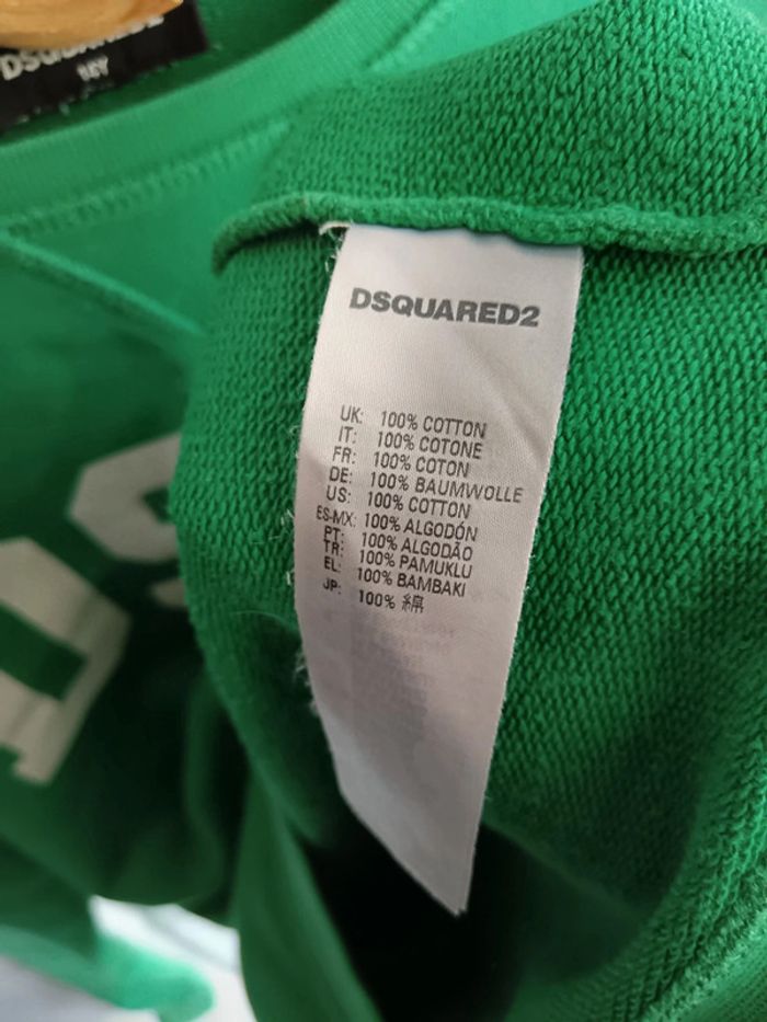 Sweat vert | Dsquared2 | 14ans - photo numéro 5