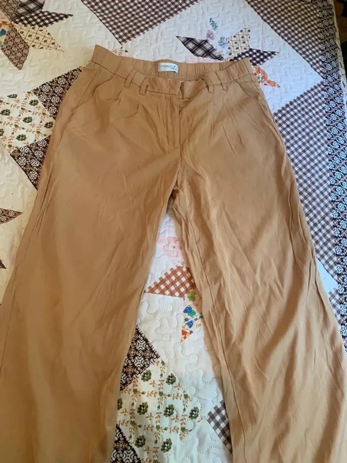 pantalon d été beige - photo numéro 5