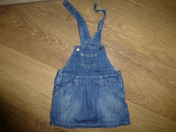 Salopette jupe en jeans In Extenso - 1 an