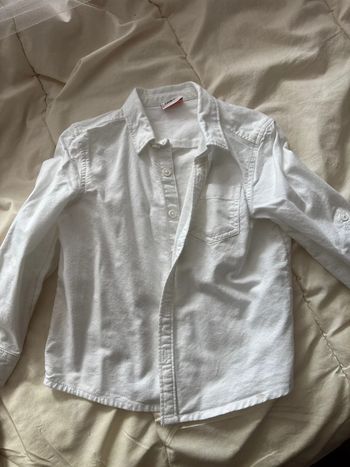 Chemise blanche garçon tape à l’œil 2-3 ans