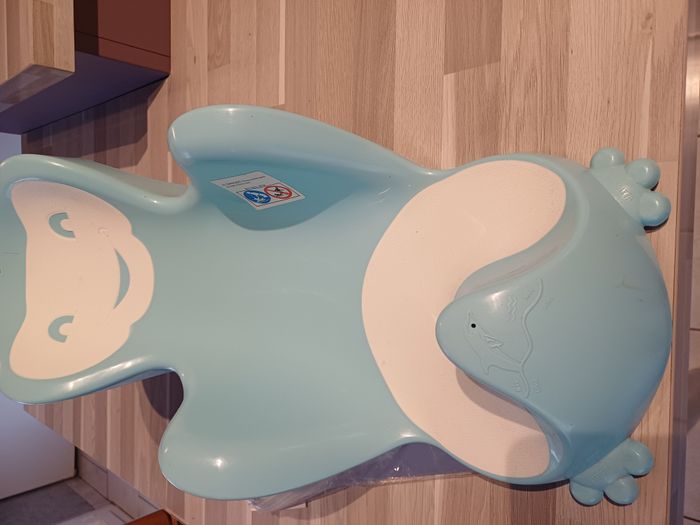 transat de bain bleu clair