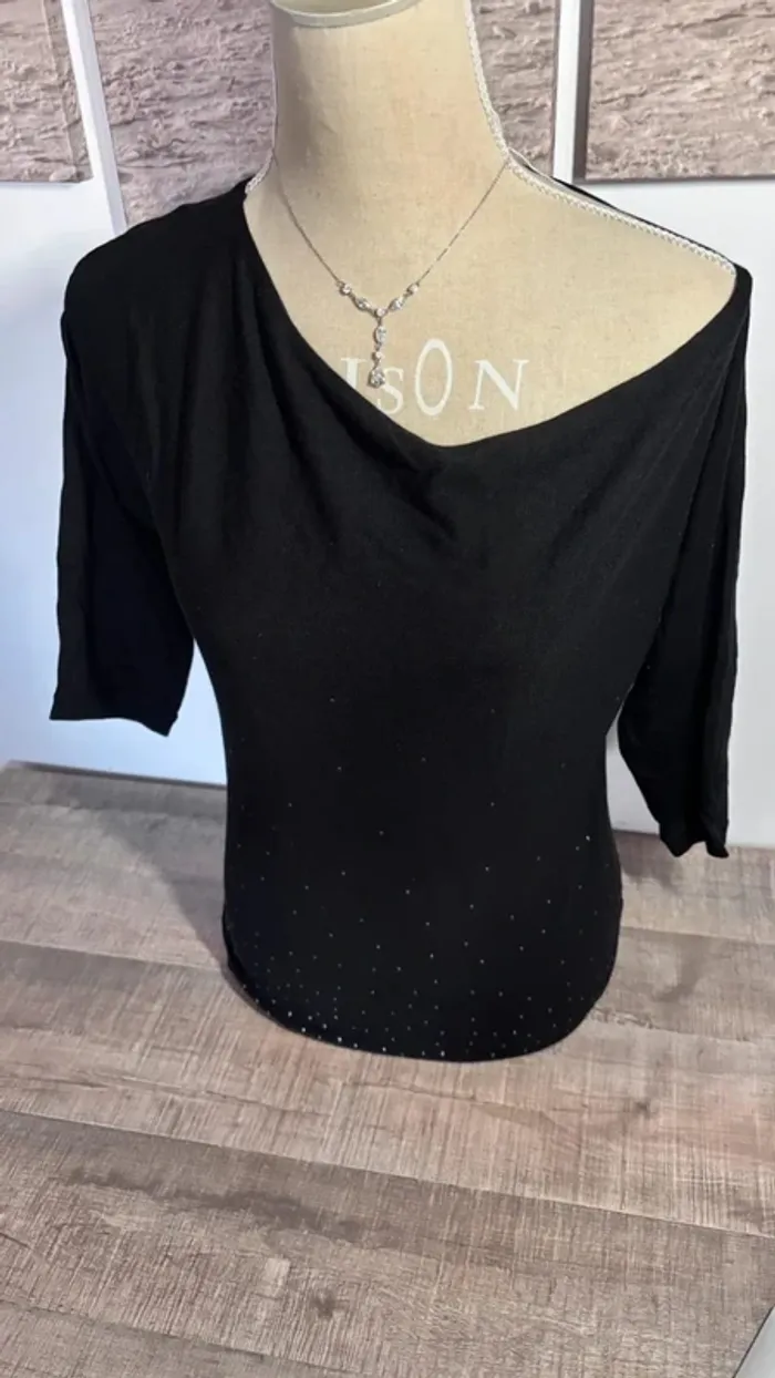 💕 blouse manche 3/4 taille 34 XS 36 s #123 #undeuxtrois #un1deux2trois3 - photo numéro 13