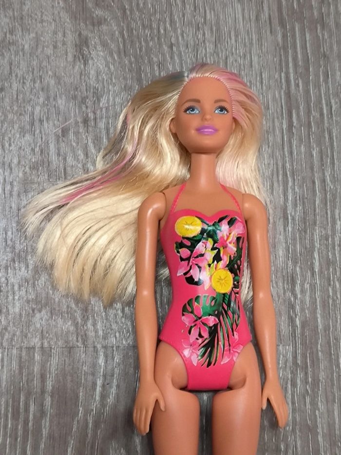 Mattel barbie plage poupée maillot de bain année 2015 - photo numéro 2