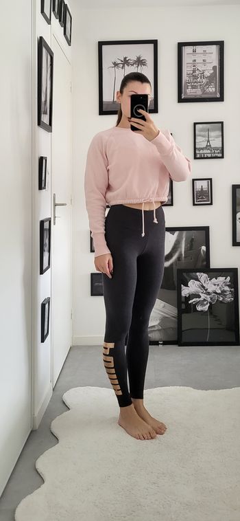 Legging en coton gris foncé PUMA