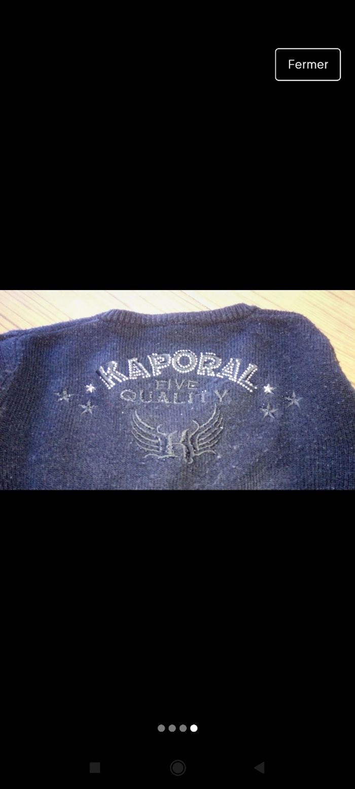 Pull fin long fille Kaporal 10 ans - photo numéro 3