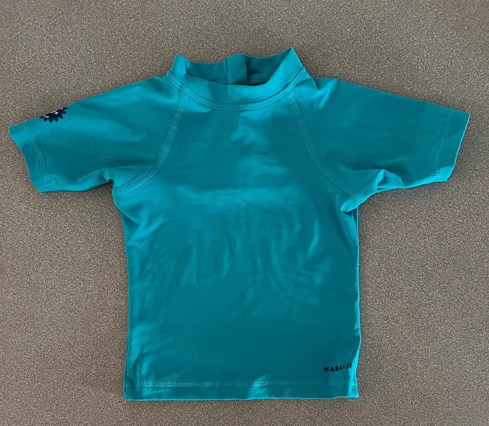 Ensemble tee-shirt protection UV + maillot de bain taille 18 mois Little Marcel Nabaiji - photo numéro 2