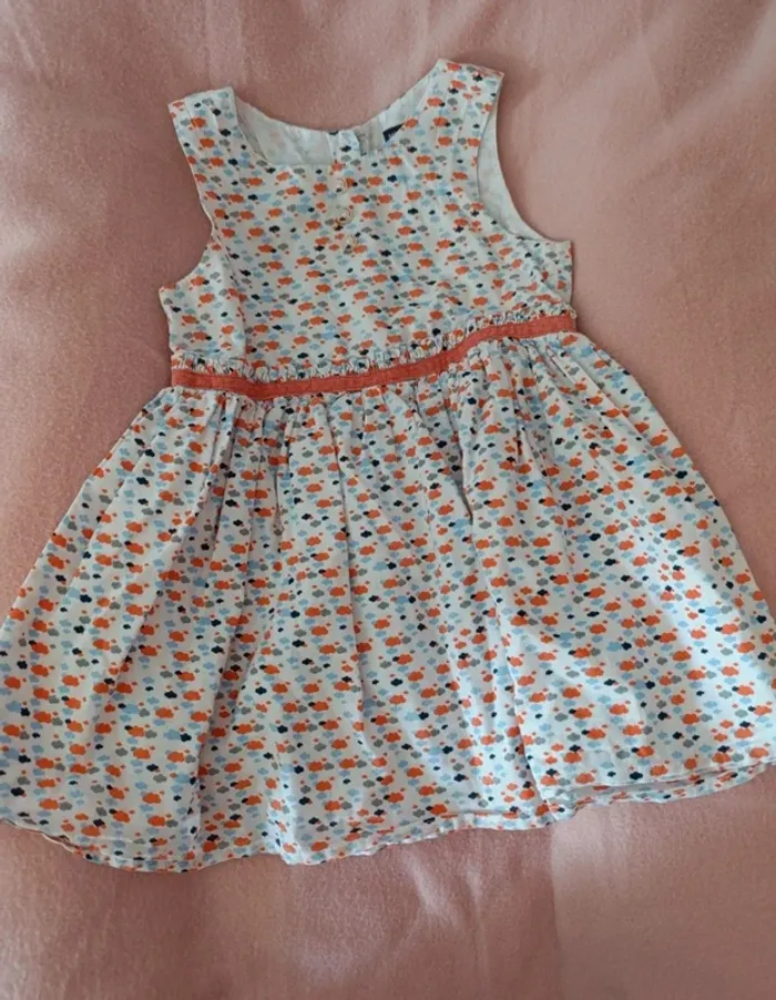 Robe nuage Sergent major 2 ans