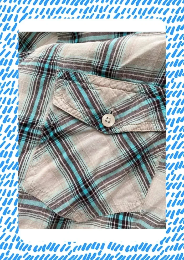 Chemise à carreaux OWK - photo numéro 4