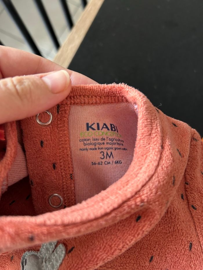 Lot 4 pyjamas velours mixtes 3 mois Kiabi - photo numéro 10