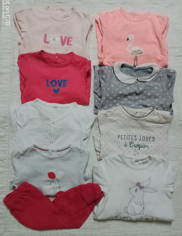 Kiabi Orchestra Obaïbi pyjamas coton velours 12 mois