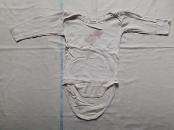 Body manches longues blanc motif ballons