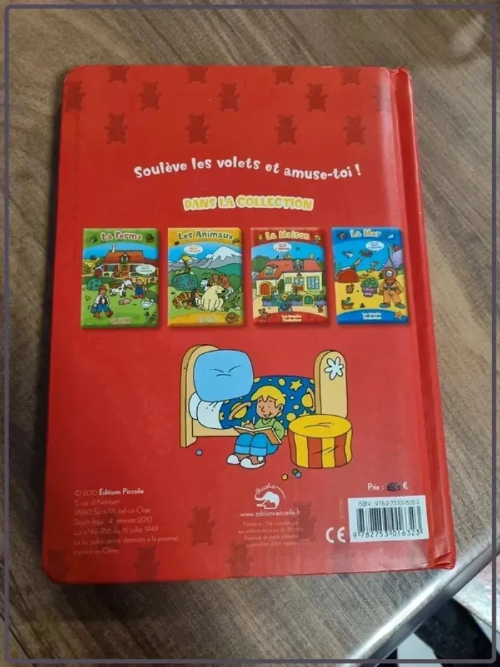 Lot de deux livres avec volet à soulever - photo numéro 5