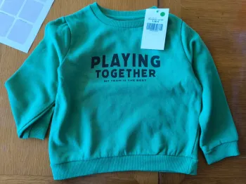 308372 pull vert garçon 3 ans kiabi