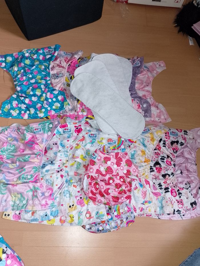 Couche lavable évolutive avec son insert microfibre Babyland