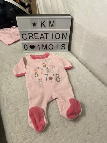 Pyjama 1 mois tape à l’œil