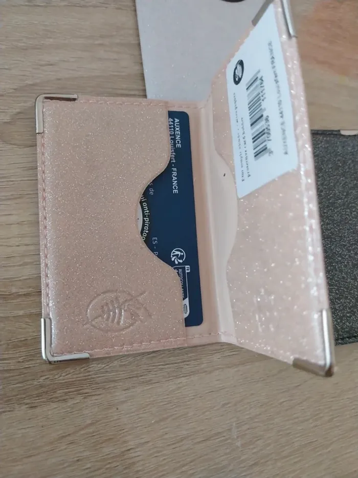 Lots portes cartes à Paillettes anti-fraudes - photo numéro 3